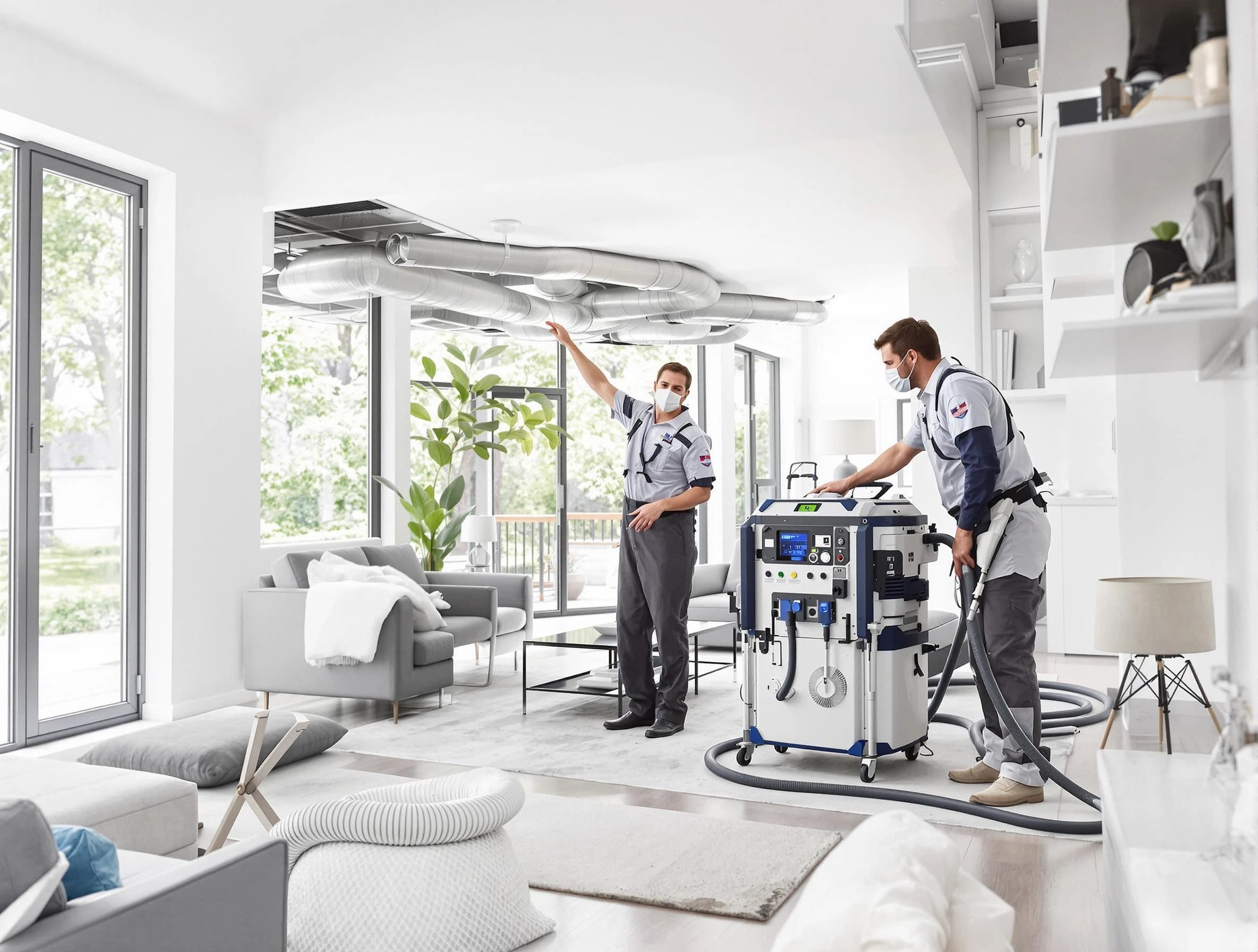 Brigham City Air Duct Cleaning professional conducting pure air duct cleaning with state-of-the-art equipment in Brigham City