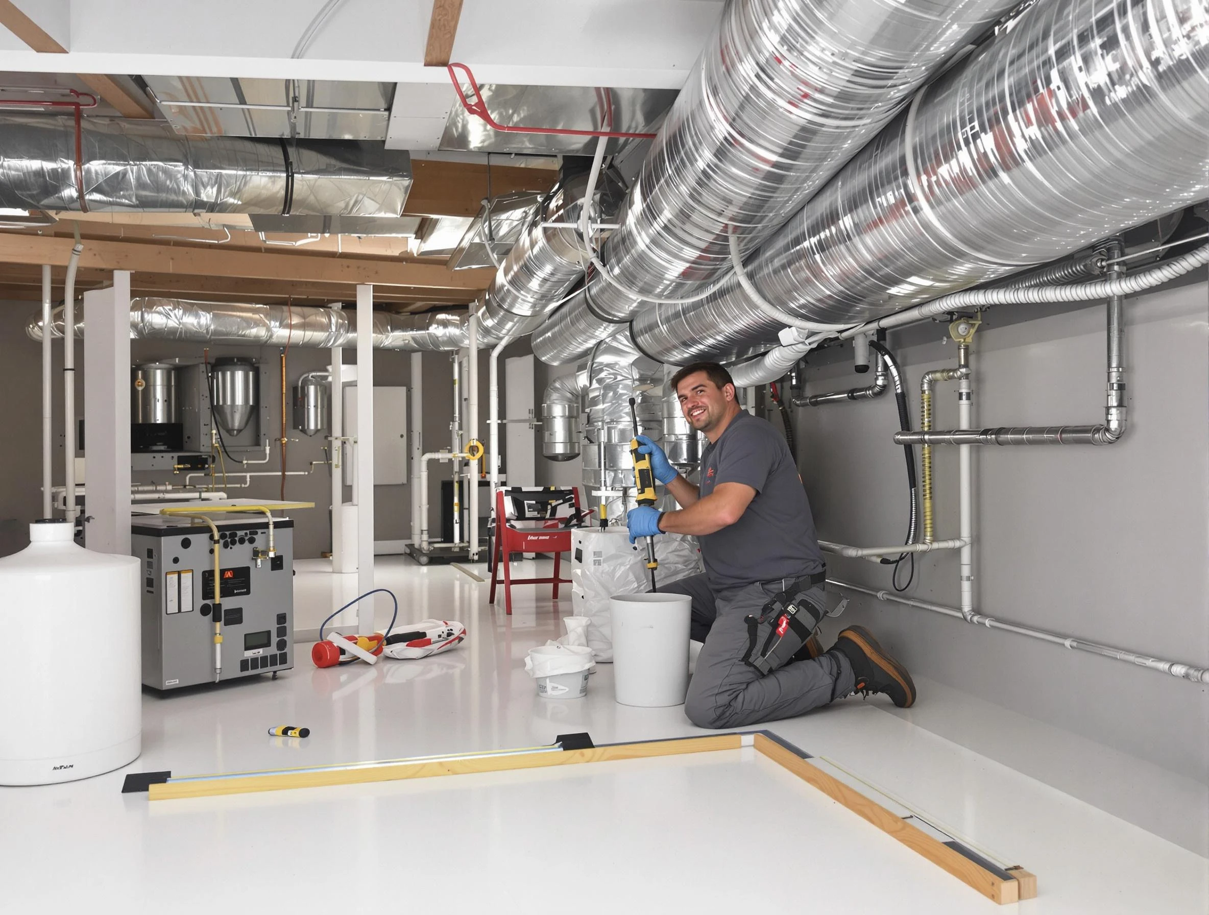 Professional duct sealing service by Brigham City Air Duct Cleaning in Brigham City